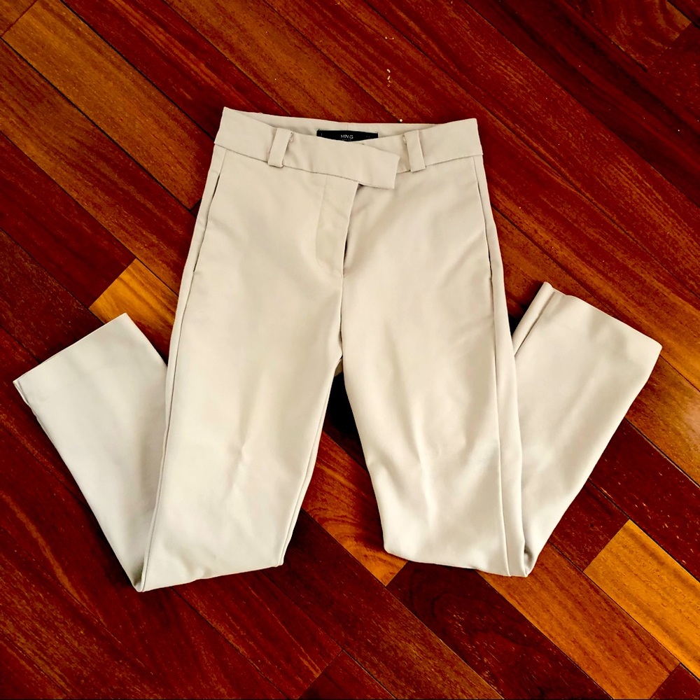 Classic creamy sand beige pants